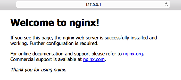 nginx安裝成功提示